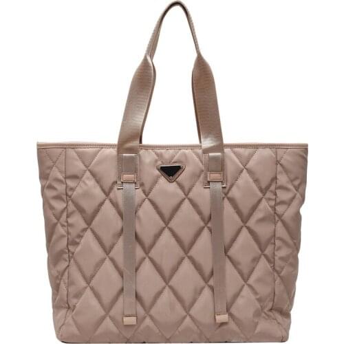 Brand Designer Womens Tote Bags 2020 Autumn Winter New Lady Shoulder Bag High Quality Nylon Handbags Large Capacity Shopper Bag