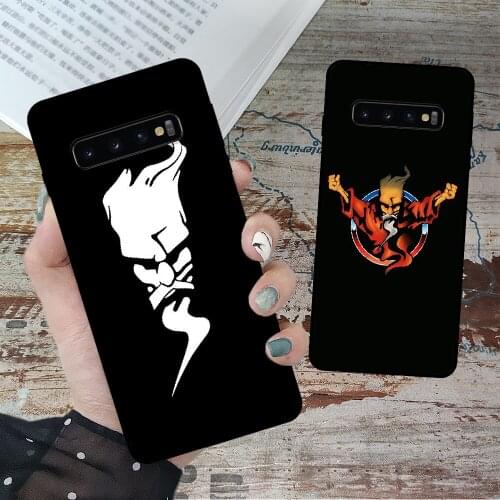 Phone Case For SamSung Galaxy S Note 10 20 7 6 9 8 Plus Edge E Ultra Lite Black Cover Funda Tpu Cartoon Thunderdome Hardcore
