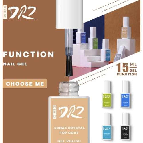 DERIZI 15ML Gel Nail Polish UV Nail Gel Set Sonax Crystal Base Top Coat Primer Soak Off Nail Art Gel Varnish Gelpolish Manicure