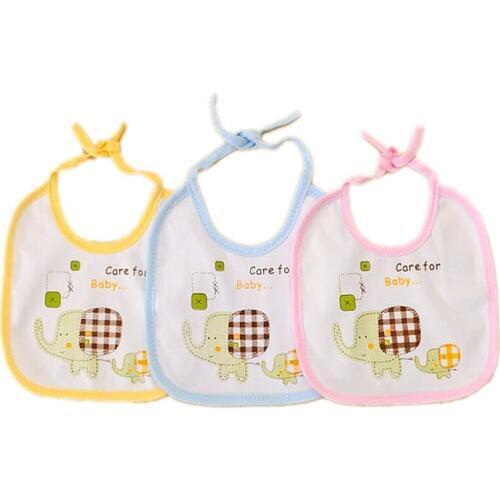 Newborn Kids Cotton Bibs Waterproof Slobber Towel Baby Supplies Eat Dou Bibs Rice Bag Children Eat Clothes