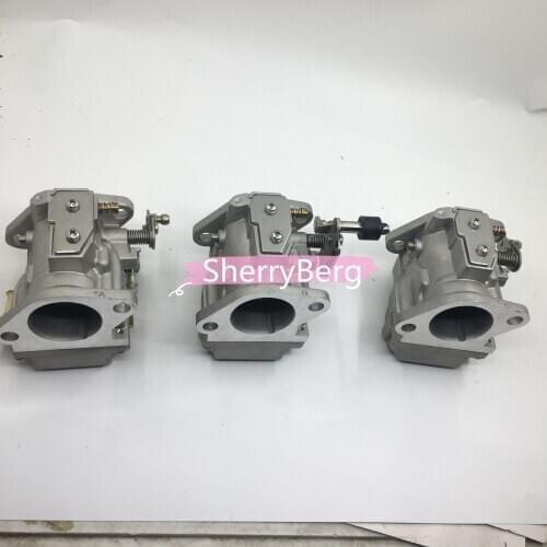 SherryBerg carb carburettor carburador 1987 1988 1989 for Mercury Mariner 75 - 125 hp Set of 3 Carburetors PN: 3301-9012 new
