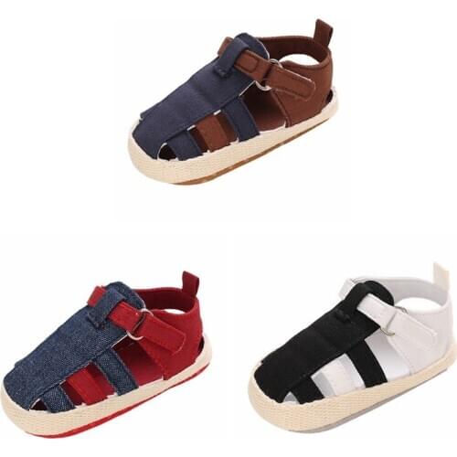 Summer Baby Shoes Boys Hollow Out Non Slip Walking Sandals