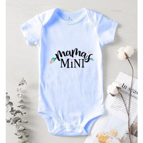 Printing Mama Mini Clothes for Girls Baby Boy Winter Costume Children Jumpsuits New Born Girl Fall Romper Long Sleeve Jumpsuit