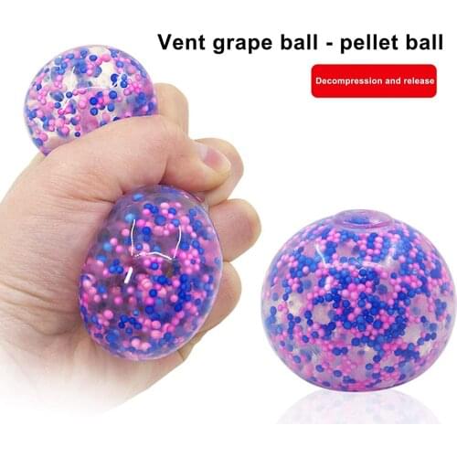 Stress Reliever Ball Squeeze Hand Ball Toy Squash Soft Kids Toys