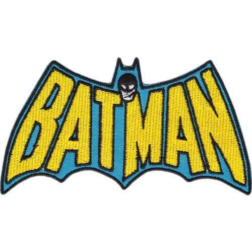 Justice in the dark ,Bat Man, embroidery patches iron on hot cut border use in cloth hat or bag ,customized Fashion dress patch