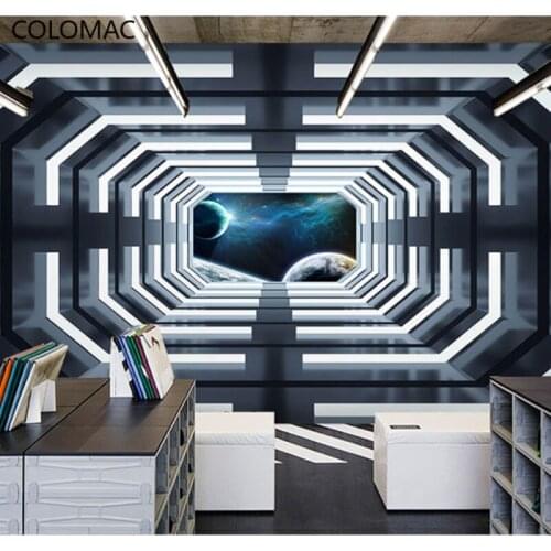 Colomac Custom Creative Industrial Style Wallpaper Gym Mural Large Wall Mural Photo 3d Wall Stickers for Bedroom Drop Shopping