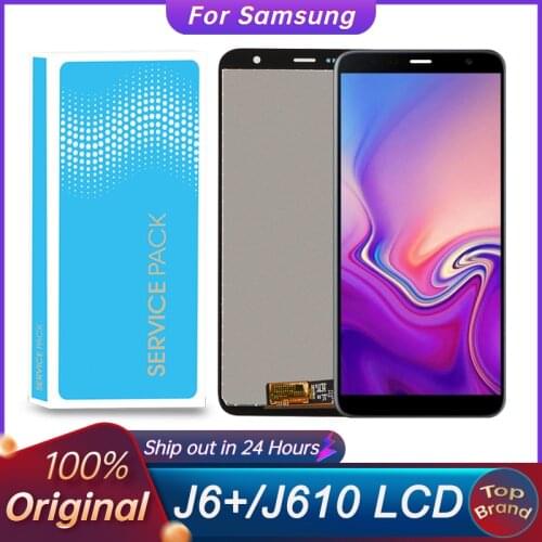 Original 6.0'' LCD For Samsung Galaxy J6+ J610 J610FN J610F Display LCD Screen replacement for Samsung J6 Plus display screen