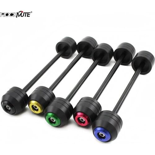 Axle Fork Falling Pad For KAWASAKI ZX-14R 2015 2016 2017 Front Motorcycle POM Wheel Slider Crash Protector