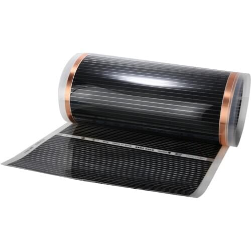 Practical Crystal Carbon Fiber Infrared Heating Film 50cmx2m Healthy Floor Heating Infrared Underfloor Heating Mat