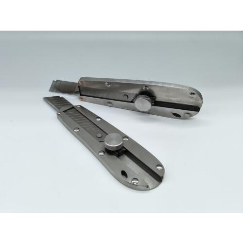 Heavy duty art knife large knife rest series all metal wallpaper knife stainless steel knife with video