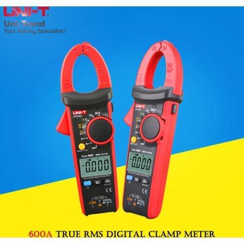 UNI-T UT216A/UT216B/UT216C/UT216D Series 600A True RMS Digital Clamp Meter; VFC/NCV/Temperature Test