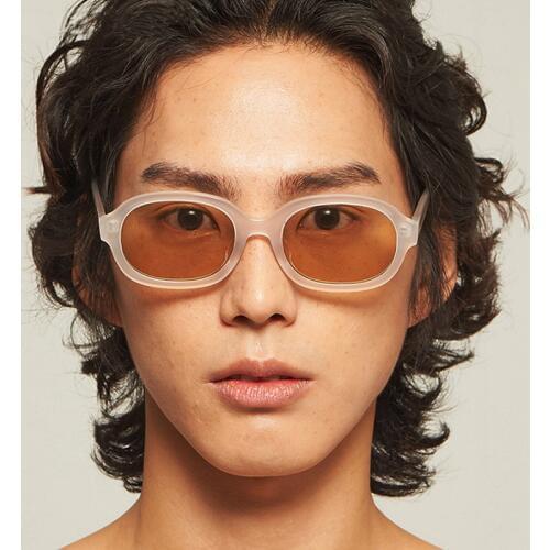 Oval Orange Yellow Frame Sunglasses Women Men Metal Hinge Red Tan Pink Lens UV400 Protection Model Style Sexy Ladies Eyewear