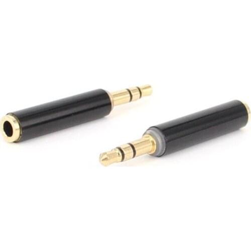 3.5mm 3 Section Revolution To 4 Section Female Mobile Phone Headset Adapter 3.5 Male To Female Audio Extension Adapter