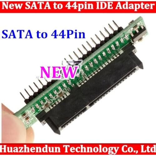 2pcs New High Quality 2.5" SATA SSD HDD drive 22pin Female to 44pin IDE Adapter free shipping
