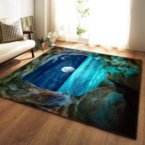 3D Home Living Roon Carpet Digital Printing Dining Room Parlor Floor Area Rug Door Mat Stone Butterfly Children Bedroom Rug