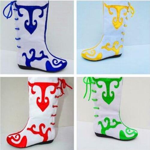 4 colors chinese minority boots for women Mongol boots Mongol dance boots for women sun wukong cosplay boots dancer shoes