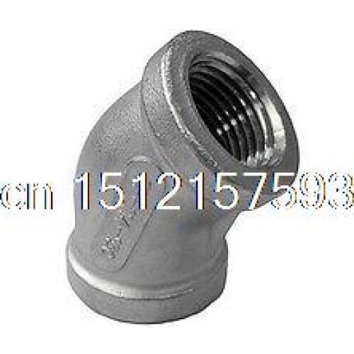 45 Degree Elbow 1 Inch BSPP Threaded Female Stainless Steel Pipe Fittings