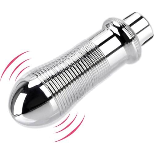 10 Frequency Sex Toys For Women Vagina Anus Stimulator Female Masturbation Anal Vibrator Metal Anal Plug Sex Products Butt Plug