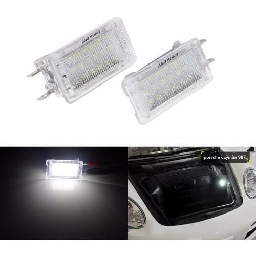 ANGRONG 2 x LED Luggage Boot Compartment Light No Error For Porsche 911 Carrera GT3 Boxster Cayman (CA203)
