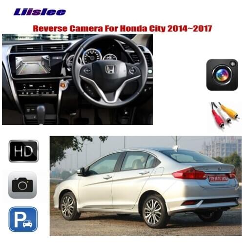 Car Rear View Reverse Camera For Honda City 2014 2015 2016 2017 Parking Compatible Original Screen AUTO HD CCD SONY III CAM