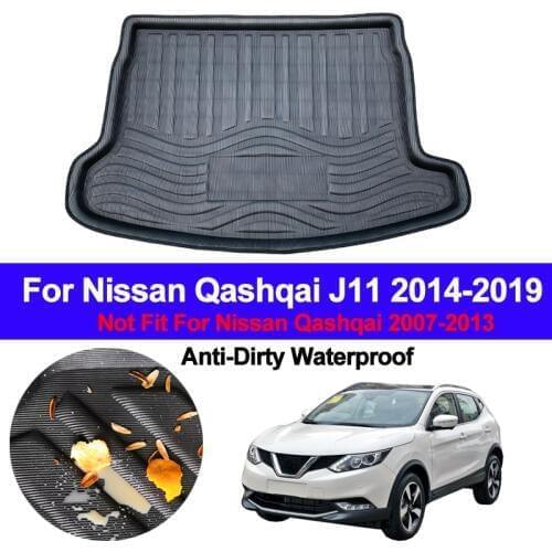Car Rear Boot Cargo Liner Tray Trunk Luggage Floor Carpet Mats Carpets Pad For Nissan Qashqai J11 2014 2015 2016 2017 2018 2019