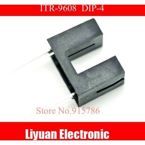 Free shipping 10pcs / pcs ITR9608 ITR-9608 DIP-4 Opto Interrupter Optical Sensor DIP4 Brand New