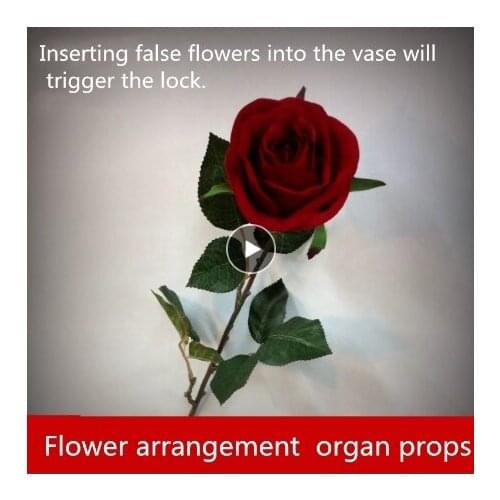 Free shipping Escape from the secret room escape room props Wireless flower arrangement unlock organ props horror game