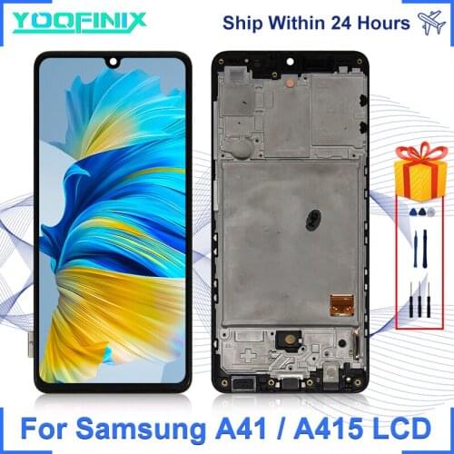 Original For Samsung Galaxy A41 Display Touch Screen Digitizer Replacement Parts For SM-A415F/DSN SM-A415F/DSM A415 LCD Display