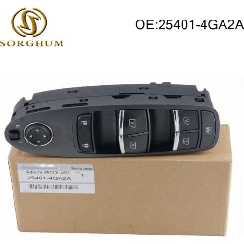 Electric Power Master Window Switch 25401-4GA2A For Nissan Infiniti Q50L V37Z