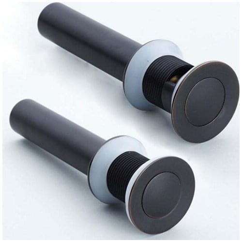 Hot Sale Brass Pop Up Waste drain Copper push down pop up floor drain,bathroom basin vessel basin sink drainer oil rubbed bronze