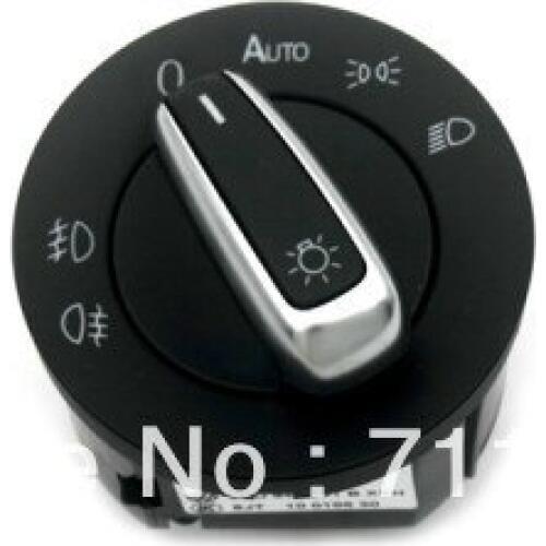 Chrome Head Light Switch With Coming Home Automatic For VW Tiguan EOS Passat B6