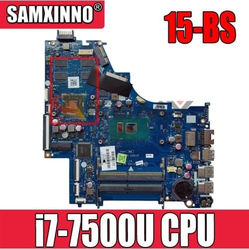 For HP 15-BS laptop motherboard 924757-601 924757-001 CSL50 CSL52 LA-E801P mainboard i7-7500U motherboard 100% work