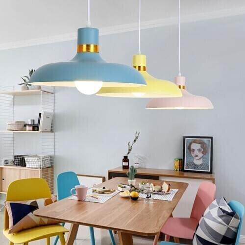 Big-Pendant-Lights Lighting-Lamp Home-Decor Nordic Adjustable Minimalism Bar And E27