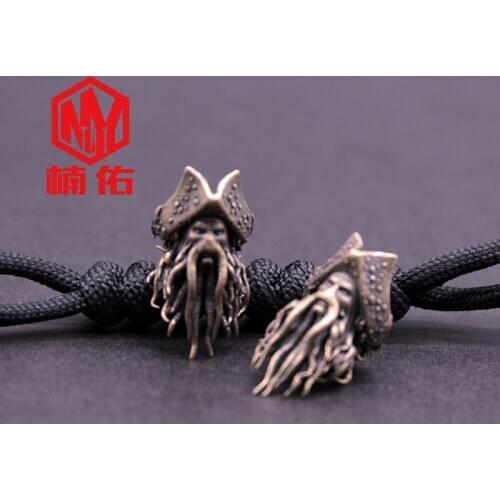 Original Deep Sea King Knife Bead Pendant Key Pendant Outdoor EDC Pendant Creative Handmade Paracord Bead