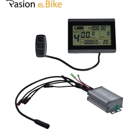 PASION E BIKE Controller Display 24V 36V 48V LCD Control Panel For Electric Fat Bikes LCD Display 25A Controller Sondors Parts