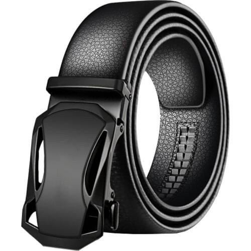 Belt Male Texture Lychee Pattern 2021 Fashion Luxury Trend Mens Belt Business 120CM