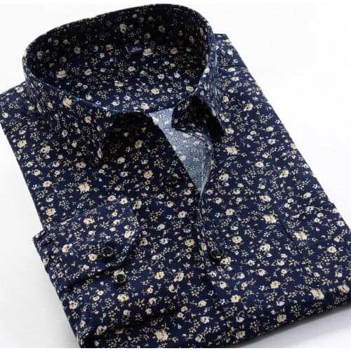 6XL 7XL 8XL 9XL 10XL classic style printed shirt 2021 trendy fashion brand new young mens plus size loose long-sleeved shirt