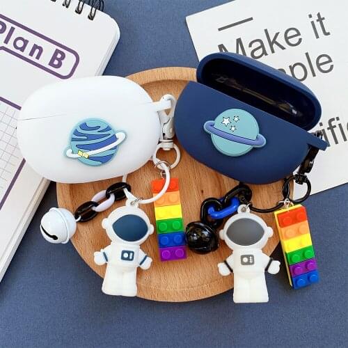 Cute Spaceman Silicone Cover for Beats Studio Buds Case TWS Bluetooth Earphone Case Accessories Wireless Headphone Portable Box
