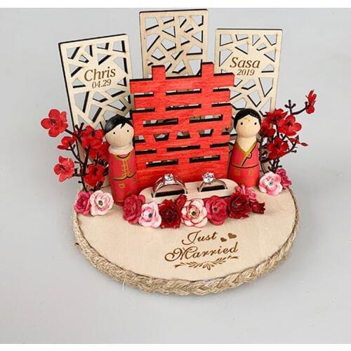 Discount Free shipping 1pcs customization perpsonal engagement marriage proposal wedding day Manual farmhouse style ring