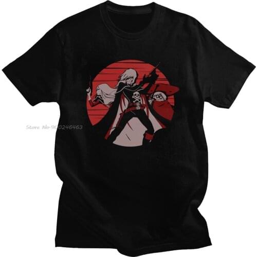 Gorgeous Mens Space Pirate Captain Harlock T Shirt Short Sleeve Soft Cotton T-shirt O-Neck Summer tees Anime Tshirt Gift