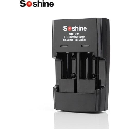 Soshine SC-S5 Li-ion RCR123/RCR2 Battery Charger for CR123 CR2 16340 17335 14250 Lithium Battery