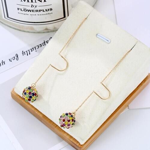 Women fashion Long U-shape Chain Set Earrings Irregular Earrings Beautiful Eardrop for Women Earrings jewelry Gift