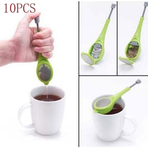 10PCS Silicone Tea Infuser Reusable Healthy Tea Bags Tea Diffuser Tea Filter Strainers Kitchen Accessories