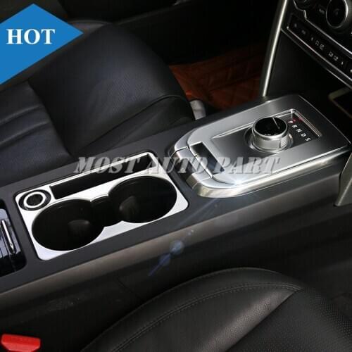 2X Console Gear Box & Cup Holder Cover For Land Rover Discovery Sport 2015-2018 Car accesories interior Car decoration