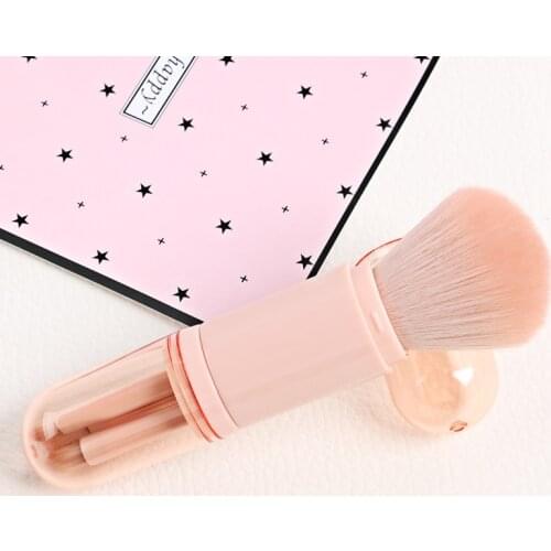 4 In 1 Makeup Brushes Foundation Eyebrow Shadow Eyeliner Blush Powder Brush Cosmetic Concealer Professional Maquiagem