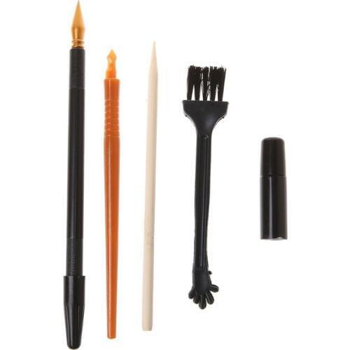 5Pcs Painting Drawing Scratch Arts Set Stick Scraper Pen Tools Creative DIY Necessaries Products New
