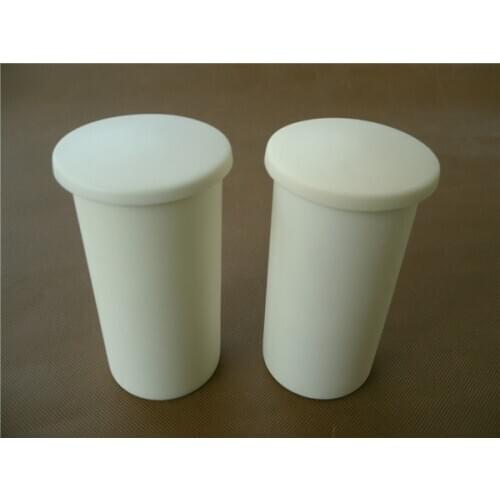 99.3% alumina crucible with lids / 250ml / cylindrical corundum crucible / ceramic crucible