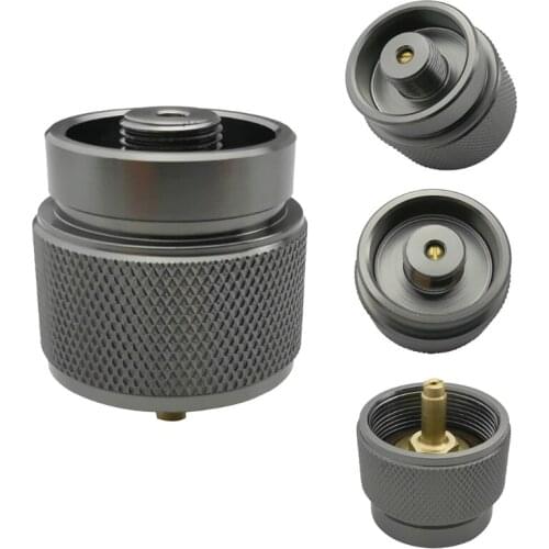Aluminum Alloy & Copper Core Material Outdoor Camping Stove Gas Tank Adapter Gas Tank Adapter American Standard Adapters