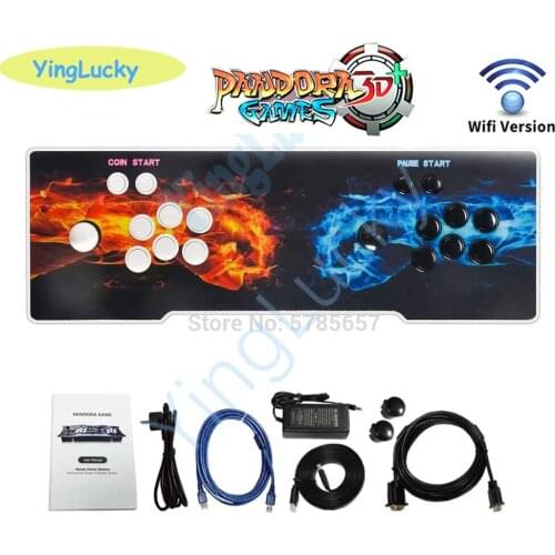 Arcade Box Pandora 3D 4018 in 1 function save zero delay 8 Buttons Joystick controller PCB 160 pieces 3D games retro Arcade cons