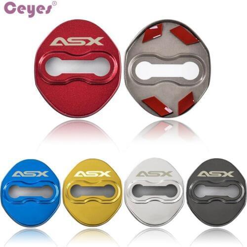 Ceyes Car Emblems Accessories Car Styling Case For Mitsubishi ASX Galant Carisma L200 Auto Covers Stickers Car-Styling 4pcs/lot